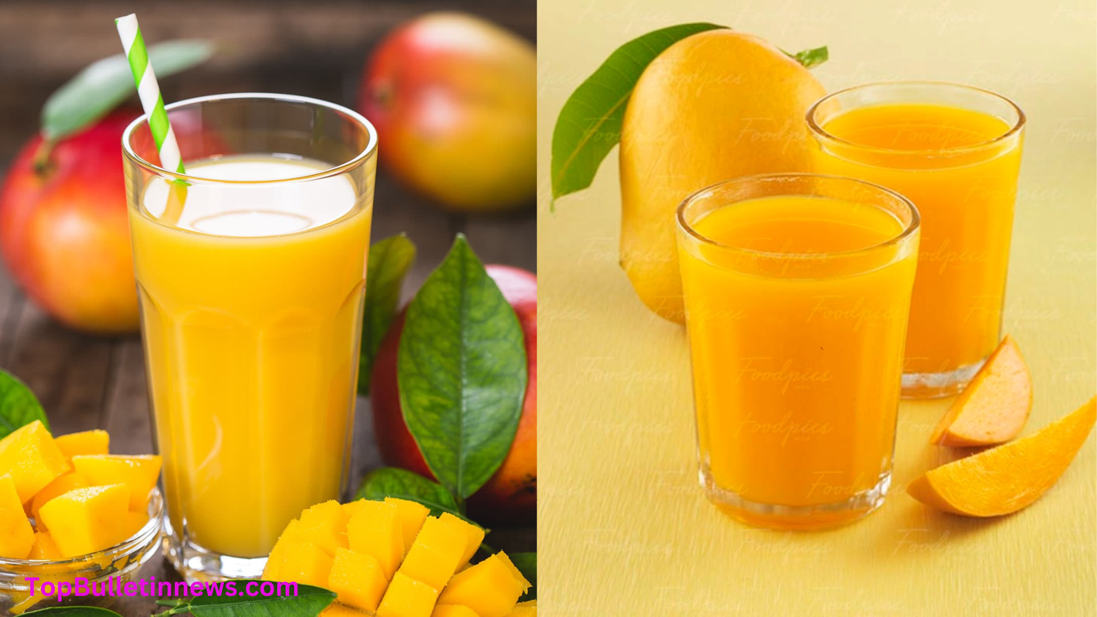 health benefits of drinking mango juice in summer