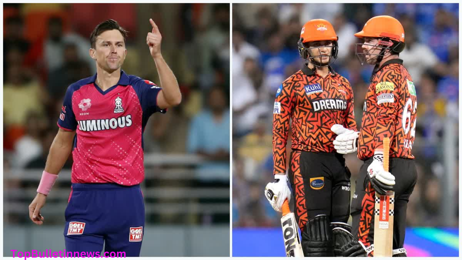 RR vs SRH Live Score 2024