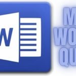 MS WORD QUIZ