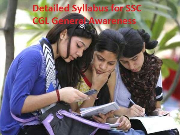 Detailed Syllabus for SSC CGL General Awareness