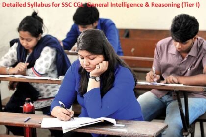 Detailed Syllabus for SSC CGL General Intelligence & Reasoning (Tier I)